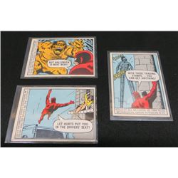 1966 Marvel Super Heroes Cards Lot Of 3 Cards