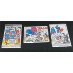 1966 Marvel Super Heroes Cards Lot Of 3 Cards