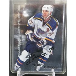 1999-00 BAP Millennium Autographs #205 Pierre