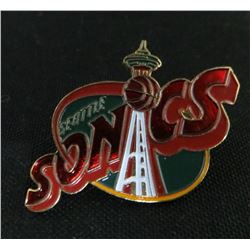 Seattle Sonics Basketball Collector Pin