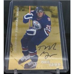 99-00 BAP Millennium Autographs Gold Mike Grier