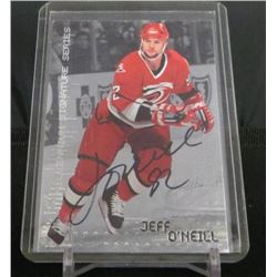 99-00 BAP Millennium Autographs #51 Jeff O'Neill