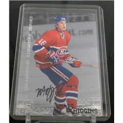99-00 BAP Millennium Autographs #131 Matt Higgins