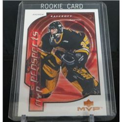00-01 Upper Deck MVP #218 Andrew Raycroft RC