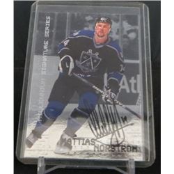 99-00 BAP Millennium Auto #127 Mattias Norstrom