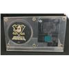 Image 1 : Anaheim Mighty Ducks Puck & Teemu Selanne 00-01