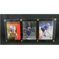 3 Card Lot In Holder Ryan Smyth, Georges Laraque