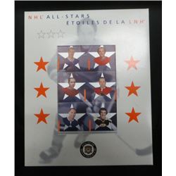 2002 Canada Post uncut NHL All-Star Sheet Of 6