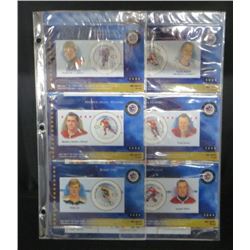 2000 Canada Post NHL Hockey Stamps Set Of 6
