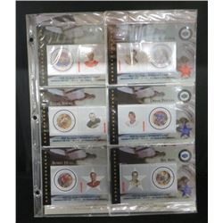 2001 Canada Post NHL Hockey Stamp Cards Set Of