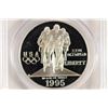 Image 2 : 1995-P US OLYMPICS CYCLING SILVER DOLLAR PCGS PR69