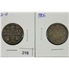 Image 1 : 1902-H & 1906 CANADA SILVER 25 CENTS