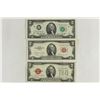 Image 1 : $2 BILLS. 1928-G US NOTE, 1953-B US NOTE & 1976FRN