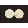 Image 1 : 1940 & 1943 CANADA SILVER 25 CENTS