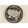 Image 2 : 1 TROY OZ .999 FINE SILVER ROUND ELECTION' 80