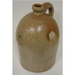 STONEWARE HANDLED JUG
