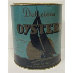MILLSBORO, DELAWARE OYSTER TIN