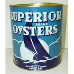 DOVER, DELAWARE OYSTER TIN