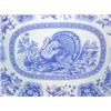 Image 2 : SPODE BLUE TRANSFERWARE MEAT PLATTER