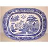 Image 1 : BLUE TRANSFERWARE MEAT PLATTER