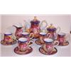 Image 1 : 15 PC. LIMOGES FLORAL DEC. COFFEE SERVICE