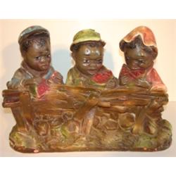 BLACK AMERICANA CHALKWARE STATUETTE