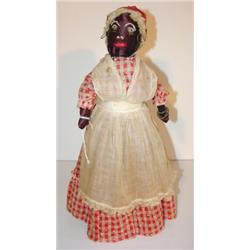 VINTAGE CLOTH BLACK AMERICANA MAMMY DOLL