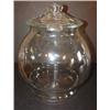 Image 1 : CLEAR GLASS STORE CANDY JAR