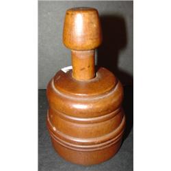 WHEAT PATTERN WOODEN BUTTER PRINT