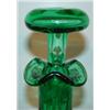 Image 3 : GREEN GLASS DECANTER WITH STOPPER