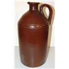 Image 1 : BROWN STONEWARE HANDLED JUG