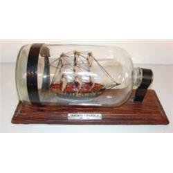 SPANISH SHIP IN BOTTLE