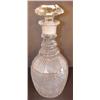 Image 1 : CLEAR GLASS DECANTER WITH STOPPER