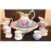 Image 1 : 9 PC. PORCELAIN WASH SET
