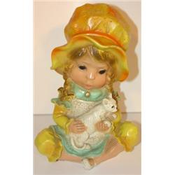 CHALKWARE CHILD STATUETTE