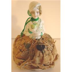 VICTORIAN LADY FORM PIN CUSHION