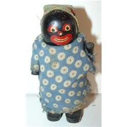 BLACK AMERICANA MINIATURE WOODEN DOLL