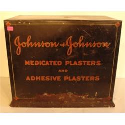 JOHNSON & JOHNSON TIN DRUGGIST CASE
