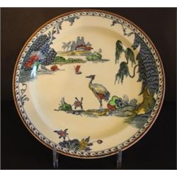 SET OF 3 ENGLISH PORCELAIN PLATES