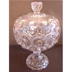 EARLY AMERICAN PATTERN GLASS COMPOTE