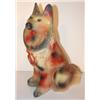 Image 1 : CHALKWARE DOG STATUETTE