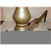 Image 4 : PR. OF PERIOD CHIPPENDALE BRASS ANDIRONS