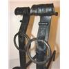 Image 2 : PR. OF PRIMITVE WROUGHT IRON ANDIRONS