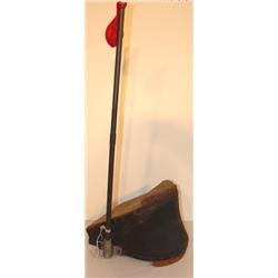 PRIMITIVE FOOT OPERATED AIR PUMP