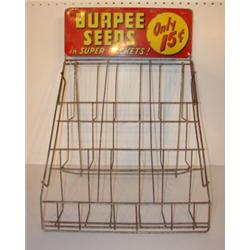 BURPEE SEEDS STORE DISPLAY RACK