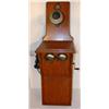 Image 1 : OAK WALL MOUNTED TELEPHONE