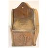 Image 1 : PRIMITIVE WOODEN SALT BOX