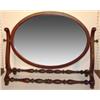 Image 1 : WALNUT OVAL SHAVING MIRROR