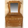 Image 1 : SOFTWOOD CHILD'S BUREAU WITH MIRROR