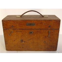 EARLY SURVEYING TRANSIT WITH CASE